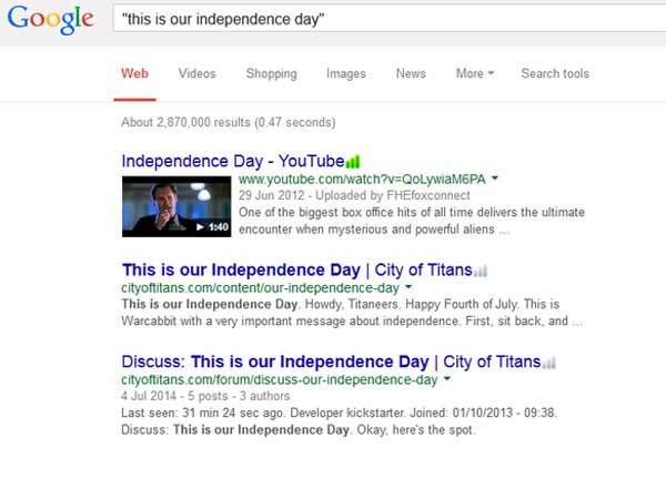 ഗൂഗിള്‍ ട്രിക്‌സുകള്‍