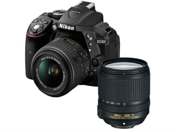  Nikon D5300 24.2MP Digital SLR Camera (Black)