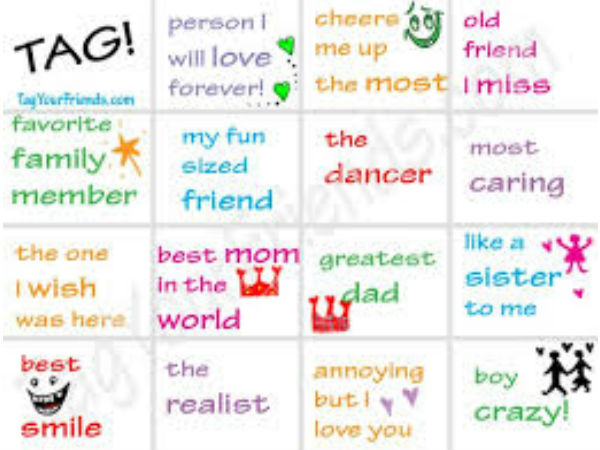 ഓണ്‍ലൈന്‍ ഫ്രണ്ട്സ്സിനെ ടാഗ് ചെയ്യുക