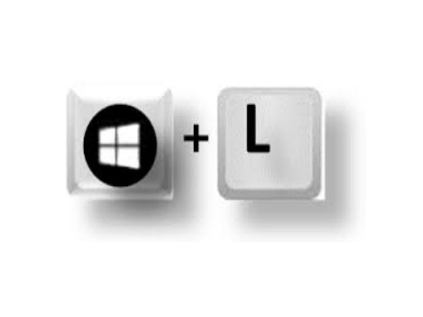 വിന്‍ഡോസ് കീ +L
