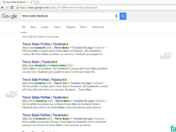 വ്യക്തിയുടെ ഫേസ്ബുക്ക് ലിങ്ക് ക്ലിക്ക് ചെയ്യുക