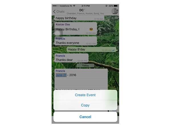 കലണ്ടറിലേക്ക് ഡേറ്റ് ചേര്‍ക്കുക