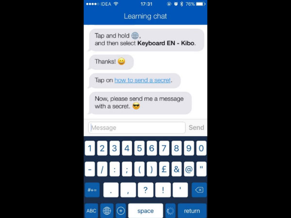 സ്‌റ്റെപ്പ് 3: കിബോ ആപ്പില്‍ നിഘണ്ടു (Dictionary) സജീവമാക്കുക
