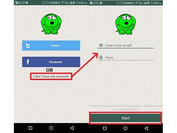 സ്‌റ്റെപ്പ് 2: അക്കൗണ്ട് ലോഗിന്‍ ചെയ്യുക