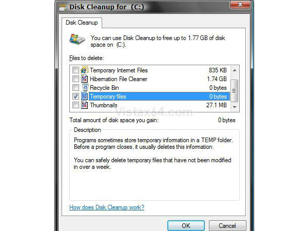 ടെംപററി ഫയലുകള്‍ നീക്കം ചെയ്യാം 