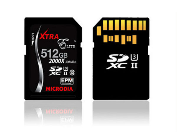 ലോകത്തിലെ ഏറ്റവും കപ്പാസിറ്റിയേറിയ എസ്ഡി കാര്‍ഡ്