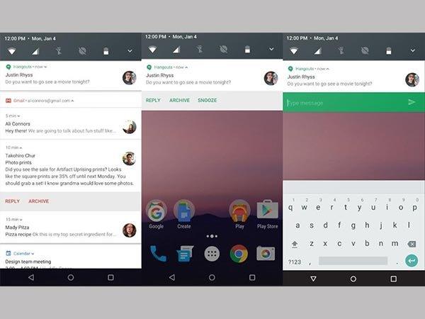 മെസ്സേജ് നോട്ടിഫിക്കേഷനിൽ നിന്ന് തന്നെ പെട്ടെന്ന് മറുപടി അയക്കാം