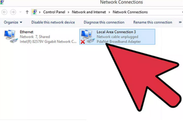 ലോക്കല്‍ ഏരിയ കണക്ഷന്‍ സെറ്റിങ്ങ്‌സ് മാറ്റുക