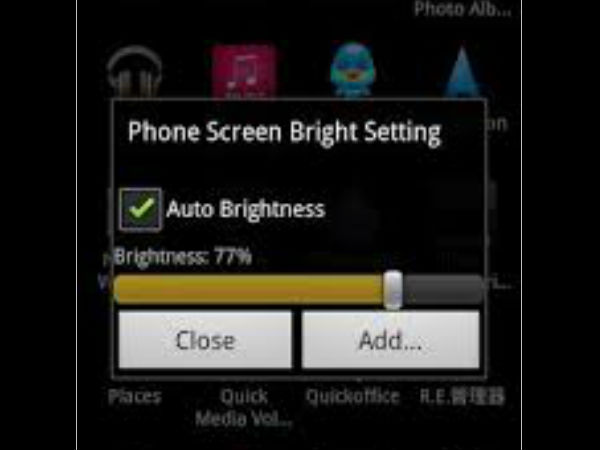 Limit the screen timeout 