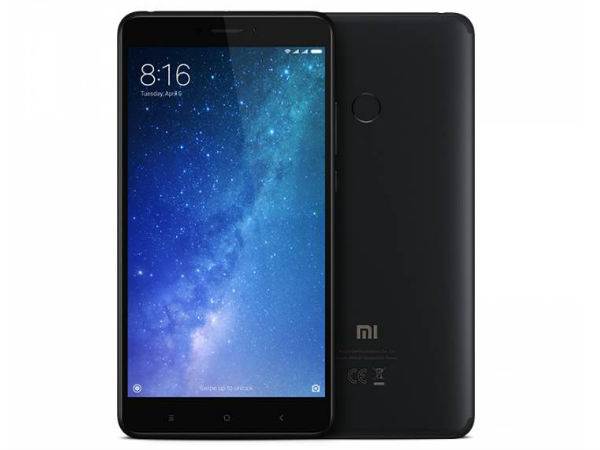 Xiaomi Mi Max 2 (ബ്ലാക്ക്, 64 GB) (4 ജിബി റാം): 