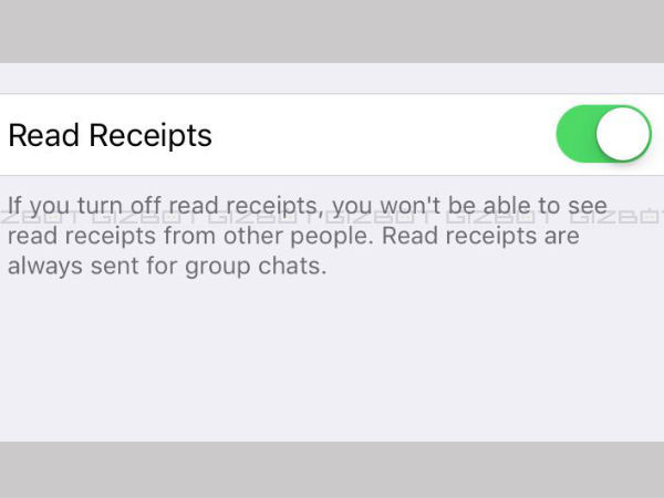 ടേണ്‍ ഓഫ് റീഡ് റസീപ്റ്റ് (Turn off read receipts)