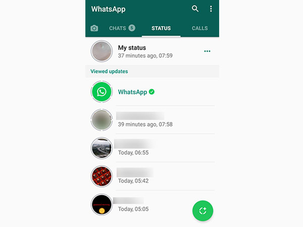 ടെക്‌സ്റ്റ് സ്റ്റാറ്റസ്