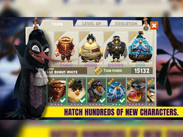 ആന്‍ഗ്രി ബേര്‍ഡ്‌സ് എവലൂഷന്‍