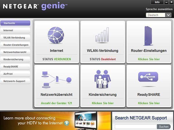 നെറ്റ്ഗിയര്‍ ജെനി (Netgear Genie)