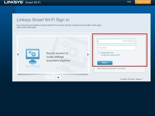 ലിങ്ക്‌സിസ് സ്മാര്‍ട്ട് വൈ-ഫൈ (Linksys Smart Wi-Fi)