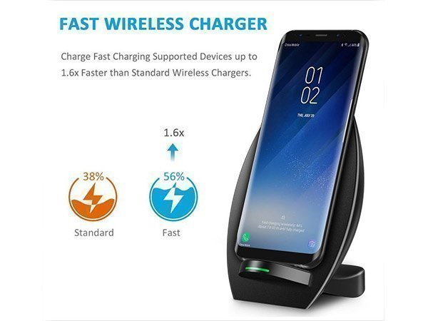 CHOETECH Qi വയര്‍ലെസ് ചാര്‍ജ്ജര്‍ സ്റ്റാന്‍ഡ്