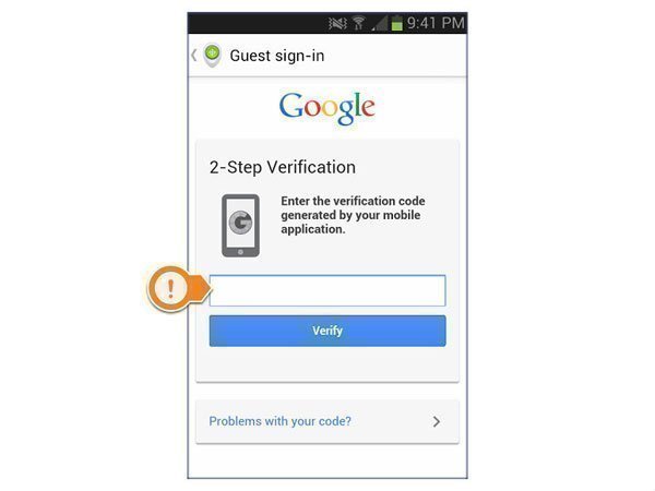 3. 2-സ്‌റ്റെപ് വെരിഫിക്കേഷന്‍