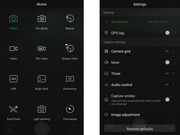ഒരൊറ്റ സൈ്വപ്, മോഡുകളും ഫില്‍റ്ററുകളും നിങ്ങള്‍ക്ക് മുന്നില്‍