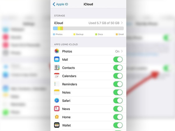 6. iCloud സെറ്റപ്പ് ചെയ്യുക