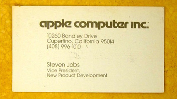 സ്റ്റീവ് ജോബ്‌സ്: ആപ്പിള്‍