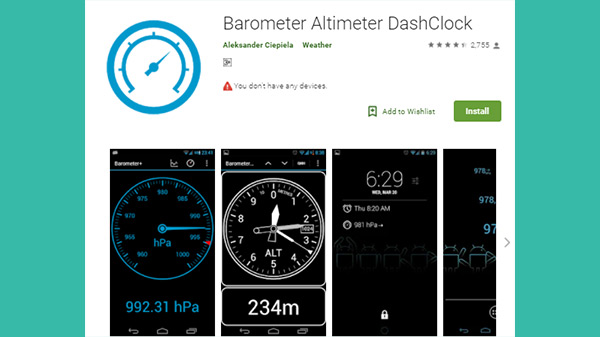 കോംപസ് ആന്റ് ബാരോമീറ്റര്‍