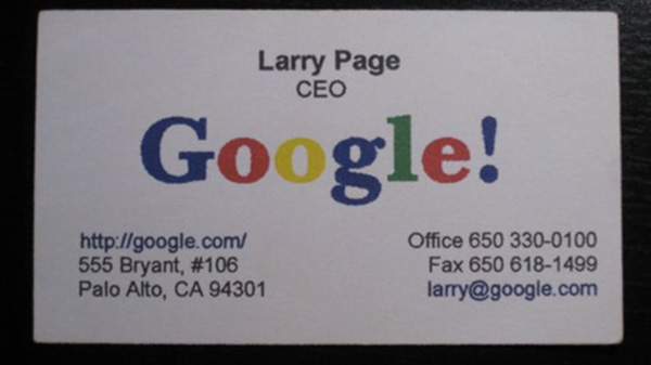 ലാറി പേജ്: ഗൂഗിള്‍