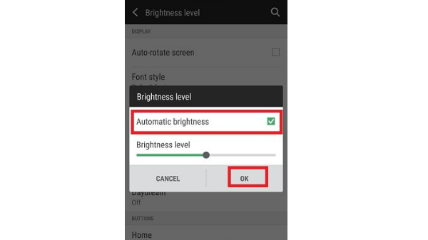 6. ഓട്ടോമാറ്റിക്ക് വെളിച്ചം ഓഫ് ചെയ്യുക.