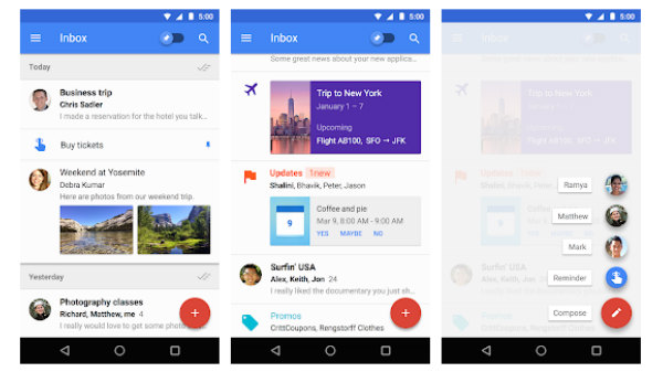 2. മെയിൽ ഇൻബോക്സ് വ്യത്യസ്ത അനുഭവമാക്കാൻ Inbox by Gmail