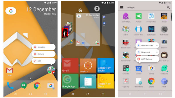 1. ലോഞ്ചർ മാറ്റുവാനുള്ള സൗകര്യം