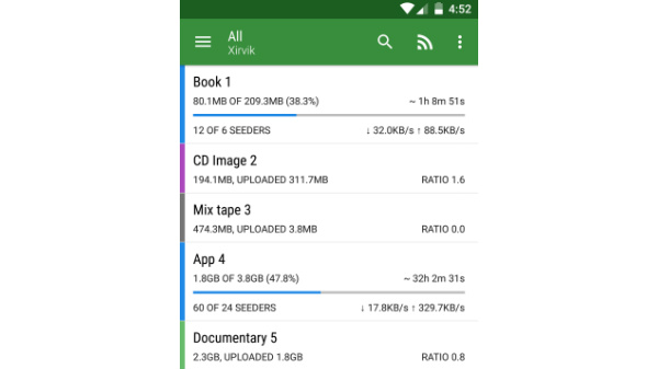 4. പൂർണ്ണമായ ടോറന്റ് അനുഭവത്തിന് Transdroid
