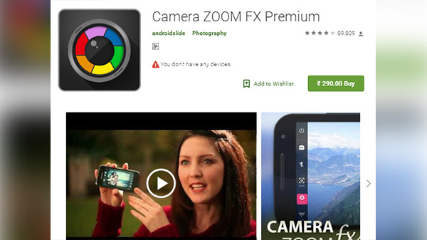 Camera ZOOM FX Premium