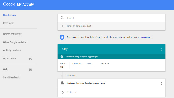 ഗൂഗിളിൽ നിങ്ങളുടെ ഡാറ്റ കാണാനും കൈകാര്യം ചെയ്യാനും
