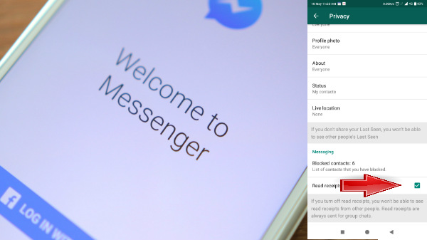 ഫേസ്ബുക്കിലും വാട്സാപ്പിലും അയച്ചവർ അറിയാതെ മെസ്സേജുകൾ വായിക്കാനിതാ ഒരു എളുപ്പമാർഗം