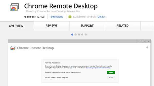 ഘട്ടം 3: 'റിമോട്ട് ഡെസ്‌ക്‌ടോപ്പ് കണക്ഷന്‍' ഉപയോഗിച്ച്