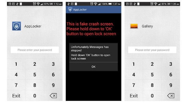 5. AppLocker Fake Crash