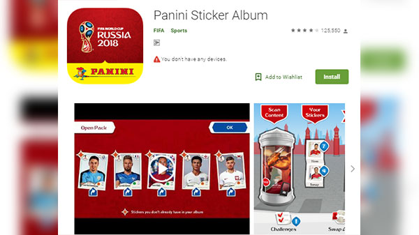  3. Panini Sticker Album