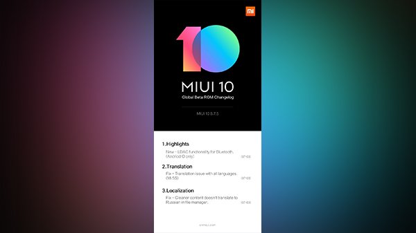 എംഐയുഐ 10 ചൈന ആല്‍ഫ ലഭ്യമായ ഫോണുകള്‍