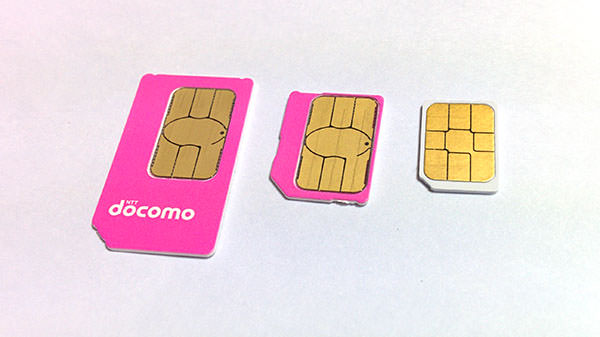 സിം കാര്‍ഡിന്റെ വലുപ്പം