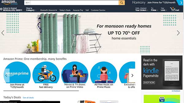 ആമസോൺ വഴിയുള്ള സഹായങ്ങൾ