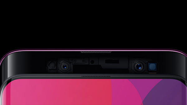 മുൻക്യാമറ: ഓപ്പോ ഫൈൻഡ് Xന് 25 എംപി ഫ്രണ്ട് ക്യാമറയുള്ളപ്പോൾ അപ്പെർച്ചർൽ മുന്നിൽ ഗാലക്സി നോട്ട് 9ഉം