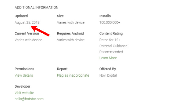 3 പരസ്യപ്പെടുത്തിയ സമയം നോക്കുക