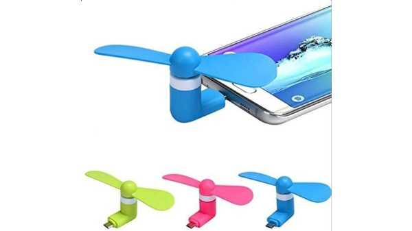 7. Higadget മിനി പോര്ട്ടബിള് OTG/ സ്മാര്ട്ട്ഫോണ്/ ടാബ്ലറ്റ്/ മൊബൈല് ഫാന്