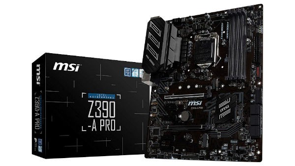 MSI Z390-A PRO LGA1151 (Intel 8th 9th Gen) M.2 USB 3.1 Gen 2 DDR4 HDMI DP CFX Dual Gigabit LAN ATX Z390 Gaming Motherboard