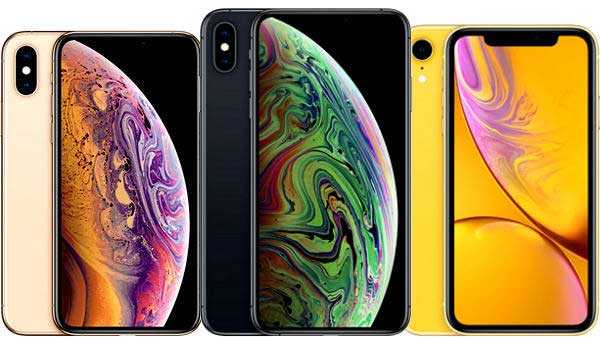 Apple iPhone XS/XS Max and XR