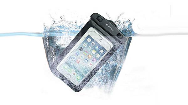 Tarkan IPx8 waterproof-touch sensitive transparent pouch