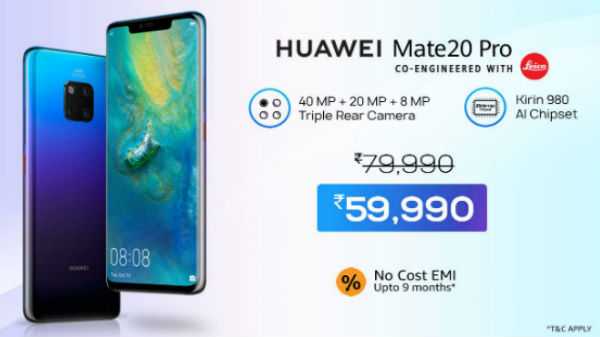 25% off on Huawei Mate 20 Pro