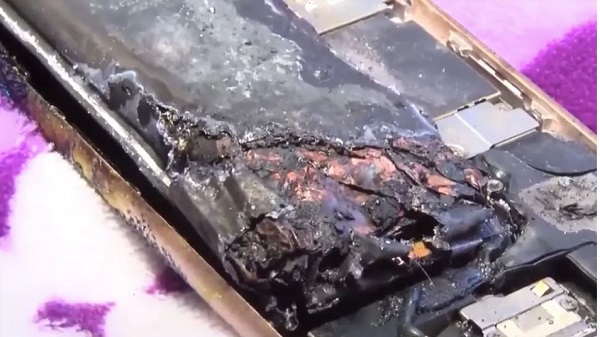  ഐഫോണിന് തീ പിടിച്ചു