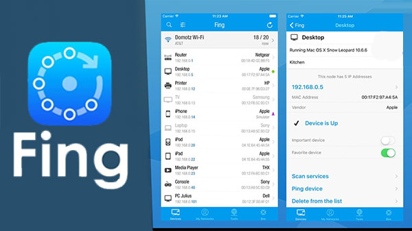 1. ഫിങ്- നെറ്റ്‌വര്‍ക്ക് ടൂള്‍സ്