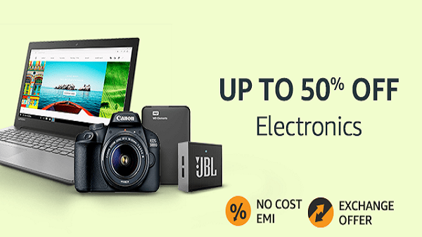 ഇലക്ട്രോണിക്‌സ്: 50% വരെ വിലക്കിഴിവ്