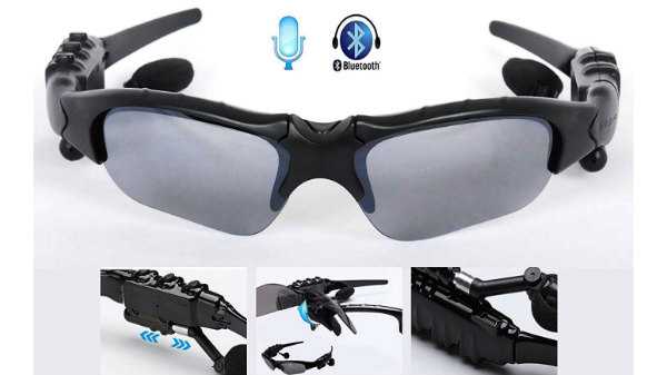 Canbee Bluetooth Sunglasses Headphones Stereo Wireless Sport Riding Song Call Ear Buds Earphone